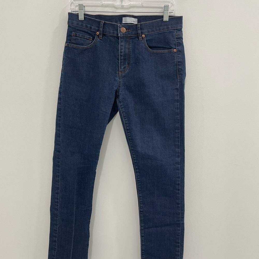 LOFT Indigo Skinny Jeans